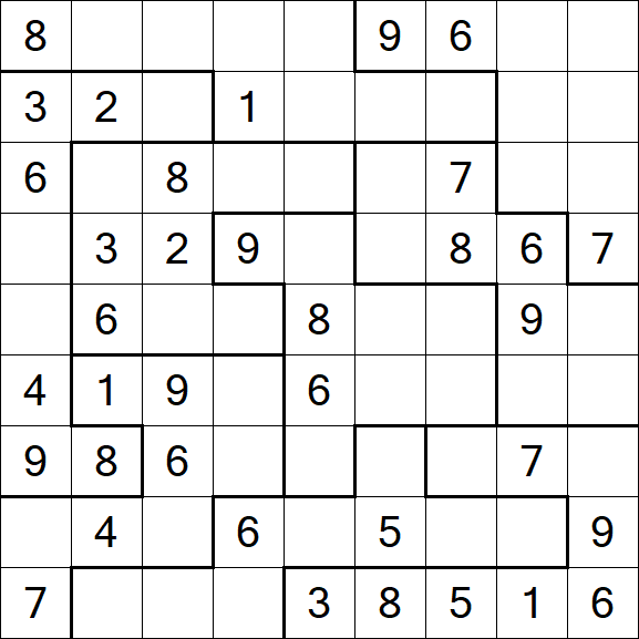Jigsaw Sudoku - Medio