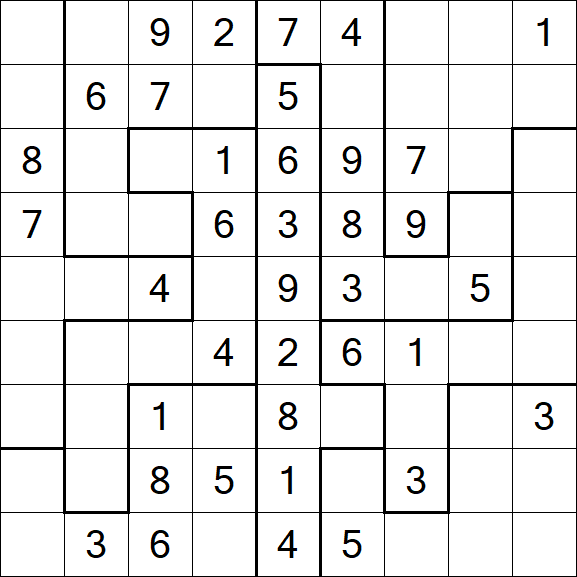 Jigsaw Sudoku - Medio