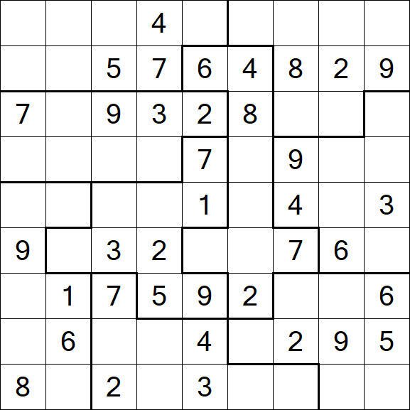 Jigsaw Sudoku - Medio