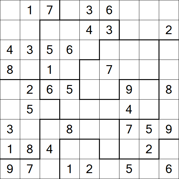 Jigsaw Sudoku - Medio