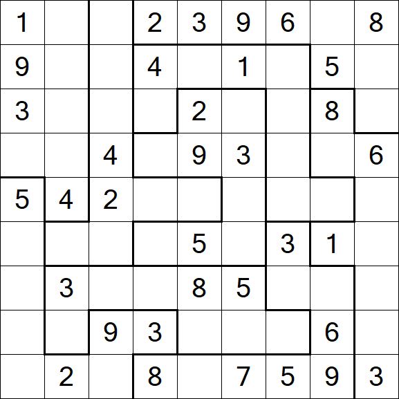 Jigsaw Sudoku - Médio