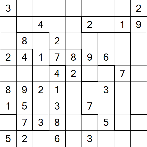 Jigsaw Sudoku - Médio