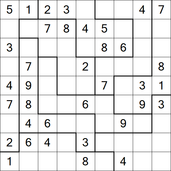 Jigsaw Sudoku - Médio