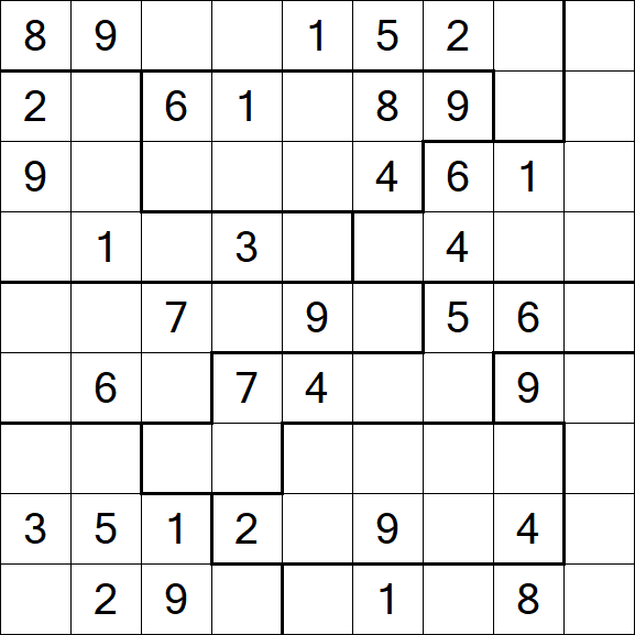 Jigsaw Sudoku - Médio