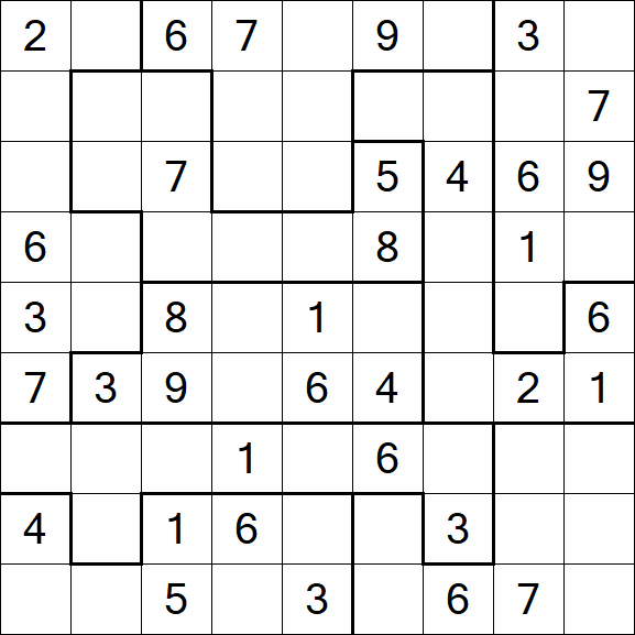 Jigsaw Sudoku - Médio
