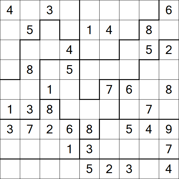 Jigsaw Sudoku - Médio