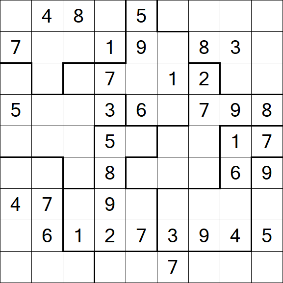 Jigsaw Sudoku - Medio