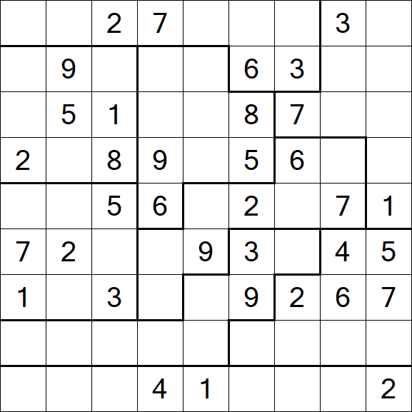 Jigsaw Sudoku - Moyen