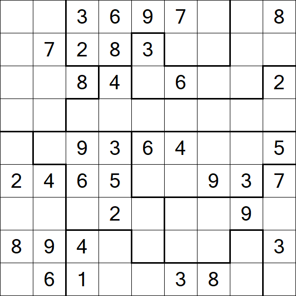 Jigsaw Sudoku - Médio