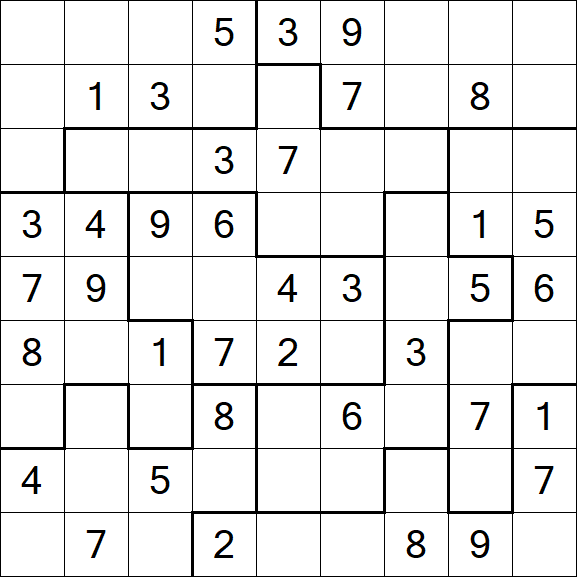 Jigsaw Sudoku - Médio