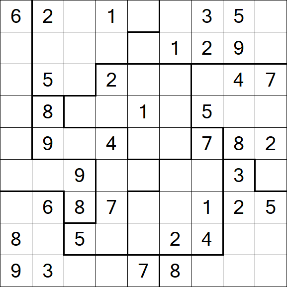 Jigsaw Sudoku - Médio