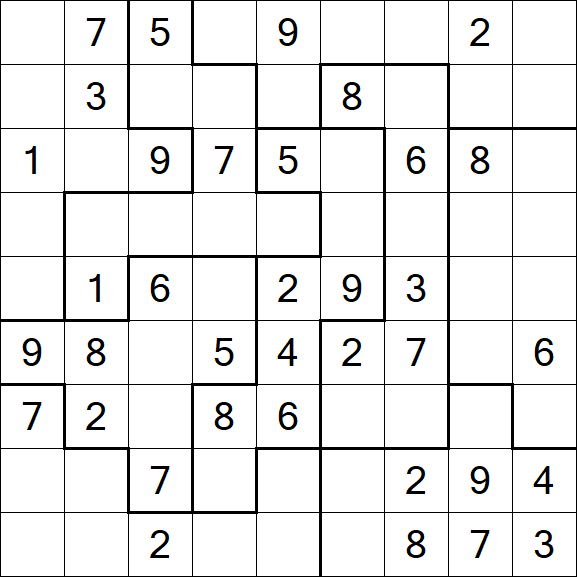 Jigsaw Sudoku - Médio