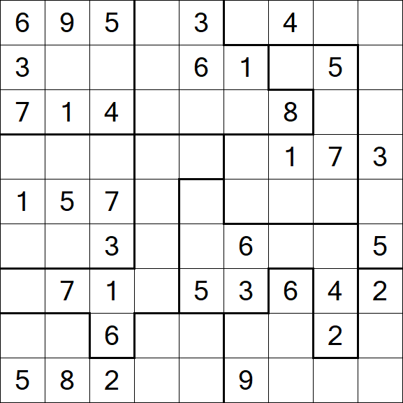 Jigsaw Sudoku - Médio