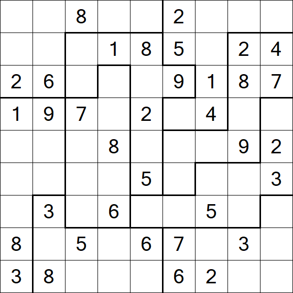Jigsaw Sudoku - Moyen