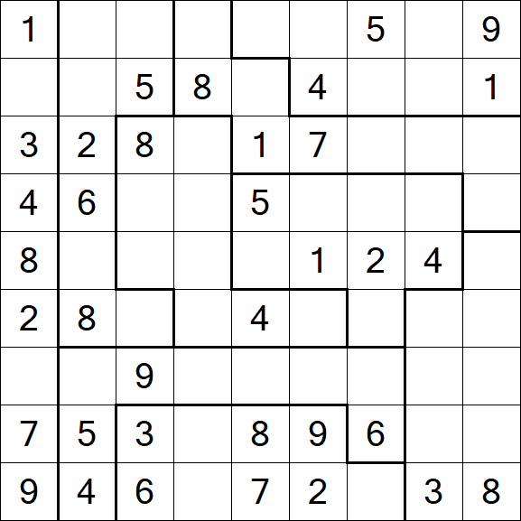 Jigsaw Sudoku - Médio