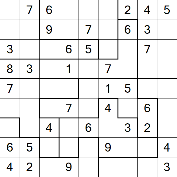 Jigsaw Sudoku - Médio