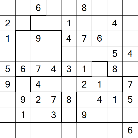 Jigsaw Sudoku - Moyen
