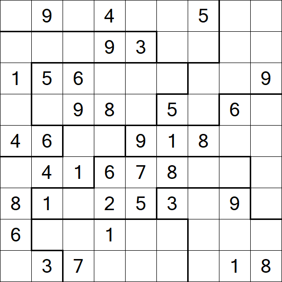 Jigsaw Sudoku - Medio
