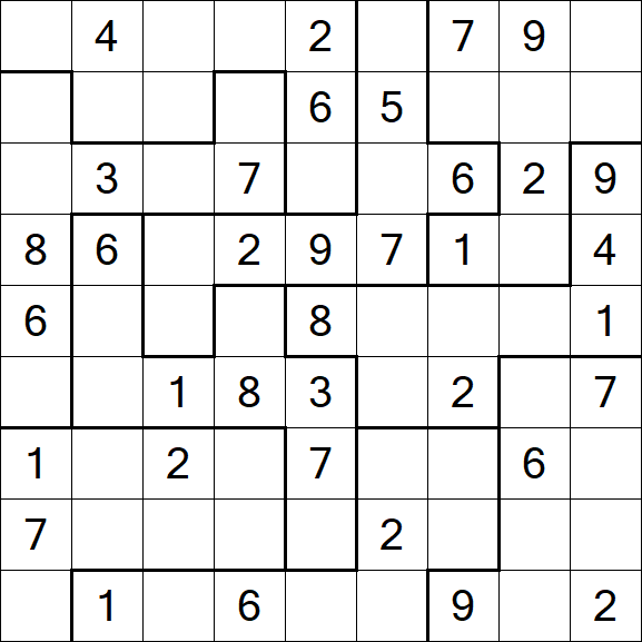 Jigsaw Sudoku - Medio