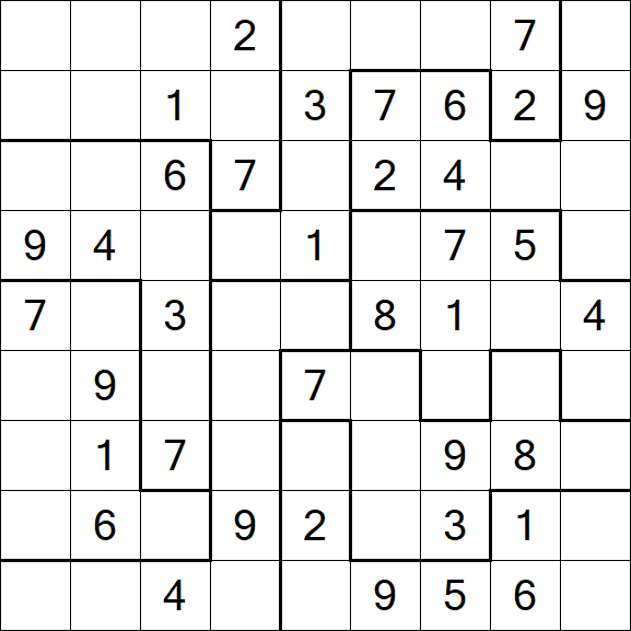 Jigsaw Sudoku - Médio