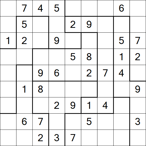 Jigsaw Sudoku - Médio