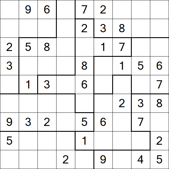 Jigsaw Sudoku - Medio
