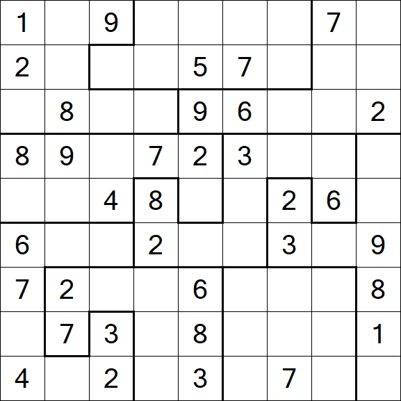 Jigsaw Sudoku - Medio