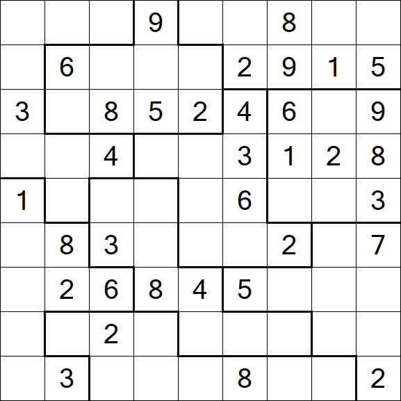 Jigsaw Sudoku - Medio