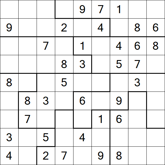 Jigsaw Sudoku - Medio
