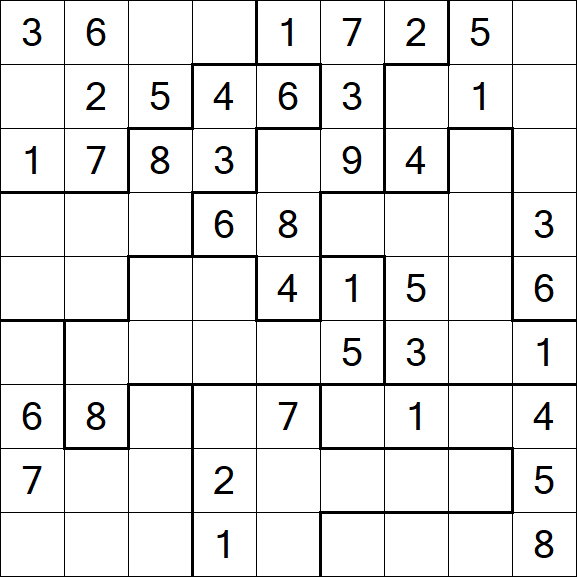 Jigsaw Sudoku - Medio