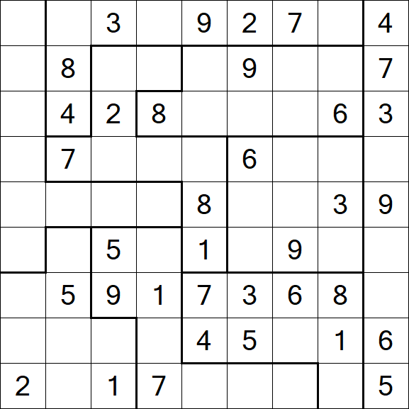 Jigsaw Sudoku - Medio