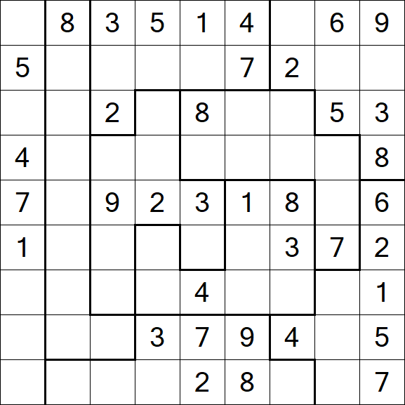 Jigsaw Sudoku - Medio