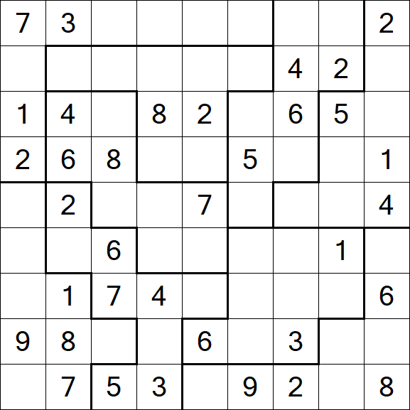 Jigsaw Sudoku - Moyen