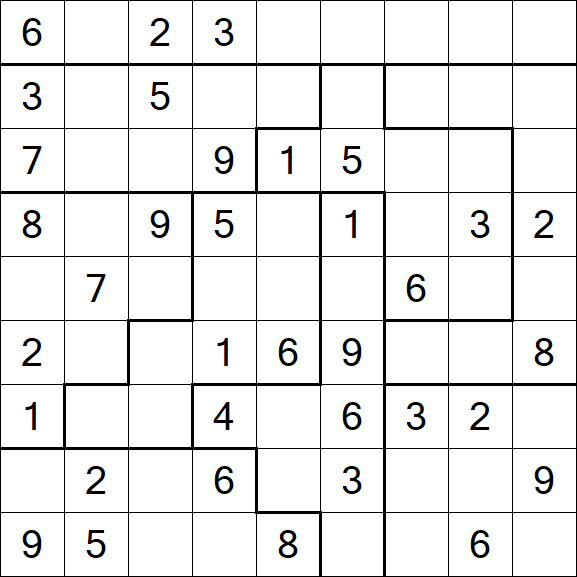 Jigsaw Sudoku - Médio