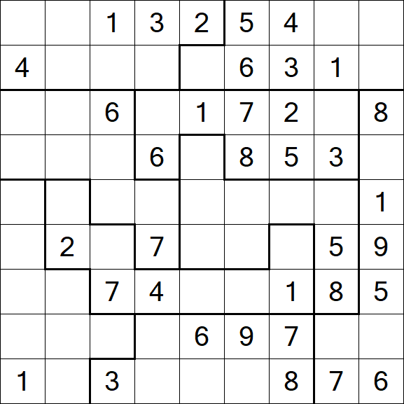 Jigsaw Sudoku - Médio