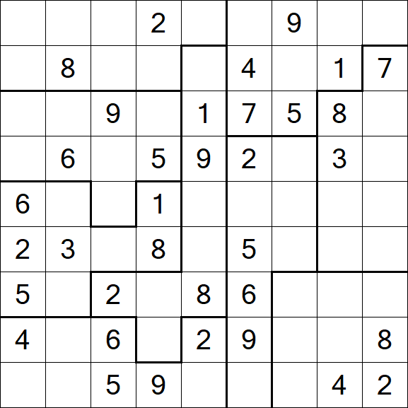 Jigsaw Sudoku - Médio