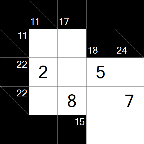 Kakuro - Easy