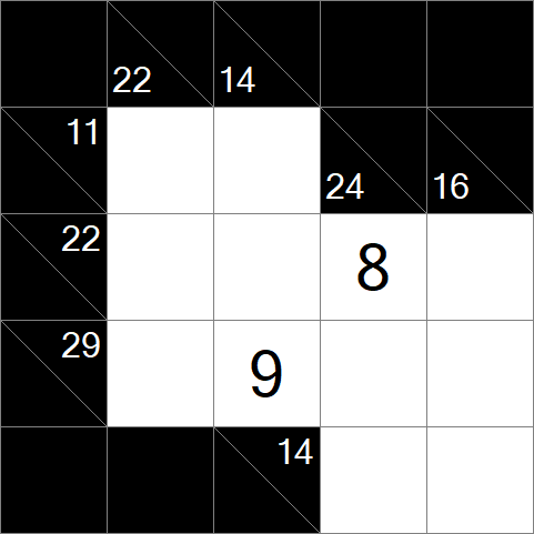Kakuro - Easy