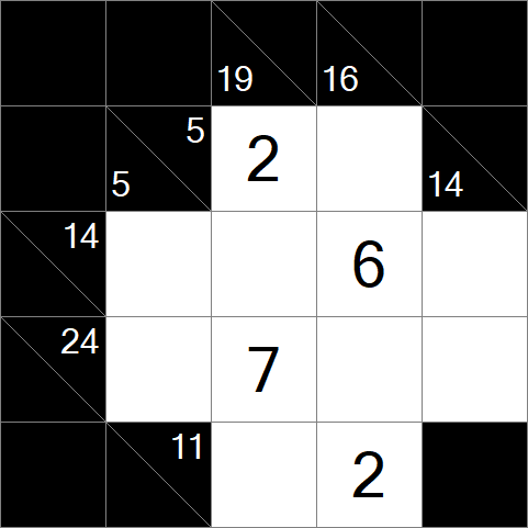 Kakuro - Simple