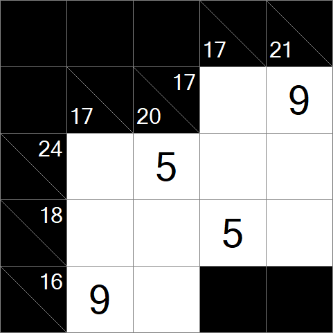 Kakuro - Simple