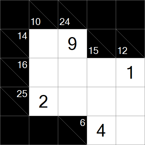 Kakuro - Simple