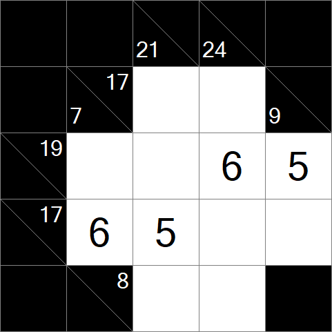 Kakuro - Simple