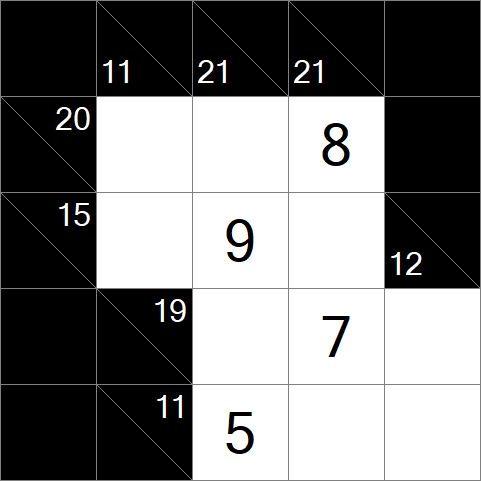 Kakuro - Simple