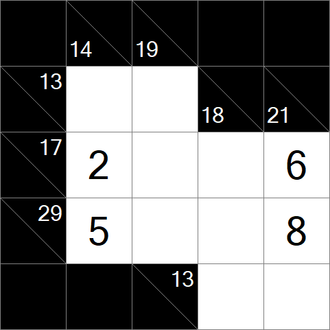 Kakuro - Simple