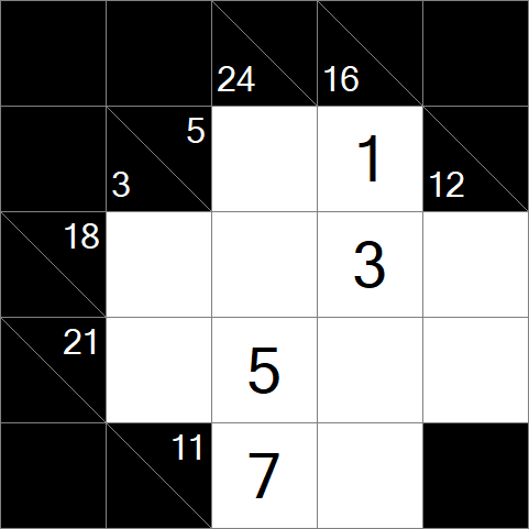 Kakuro - Simple