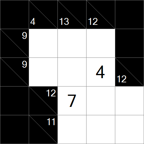 Kakuro - Simple