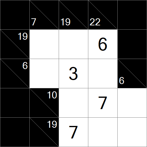 Kakuro - Simple