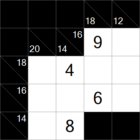 Kakuro - Easy