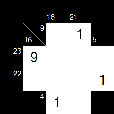 Kakuro - Simple
