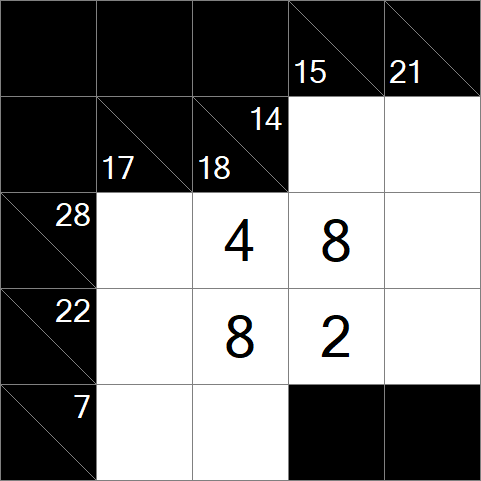 Kakuro - Easy